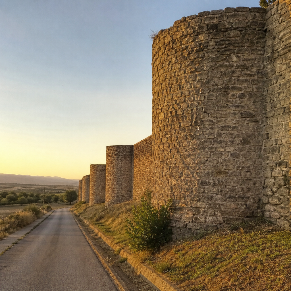 Lienzo sur de la muralla urbana de Santa Eufemia en la calle Muralla