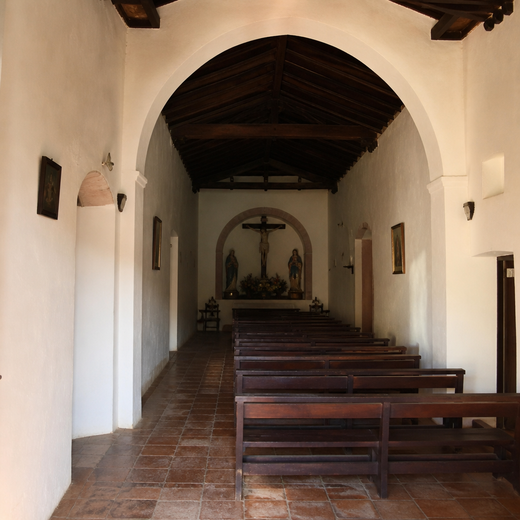 Nave de la Ermita del Santo Cristo de la Vera Cruz en Santaella