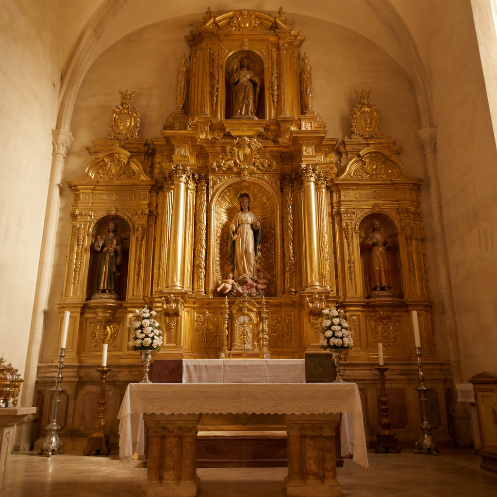Retablo de la capilla de Jesús Nazareno en la iglesia de Nuestra Señora de la Asunción, Santaella