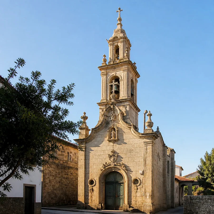 Recreación ilustrativa: Romería de San Lázaro y Festa da Uña