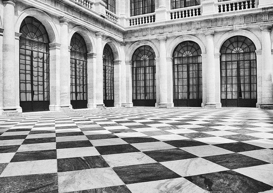 Patio central del Archivo General de Indias en Sevilla