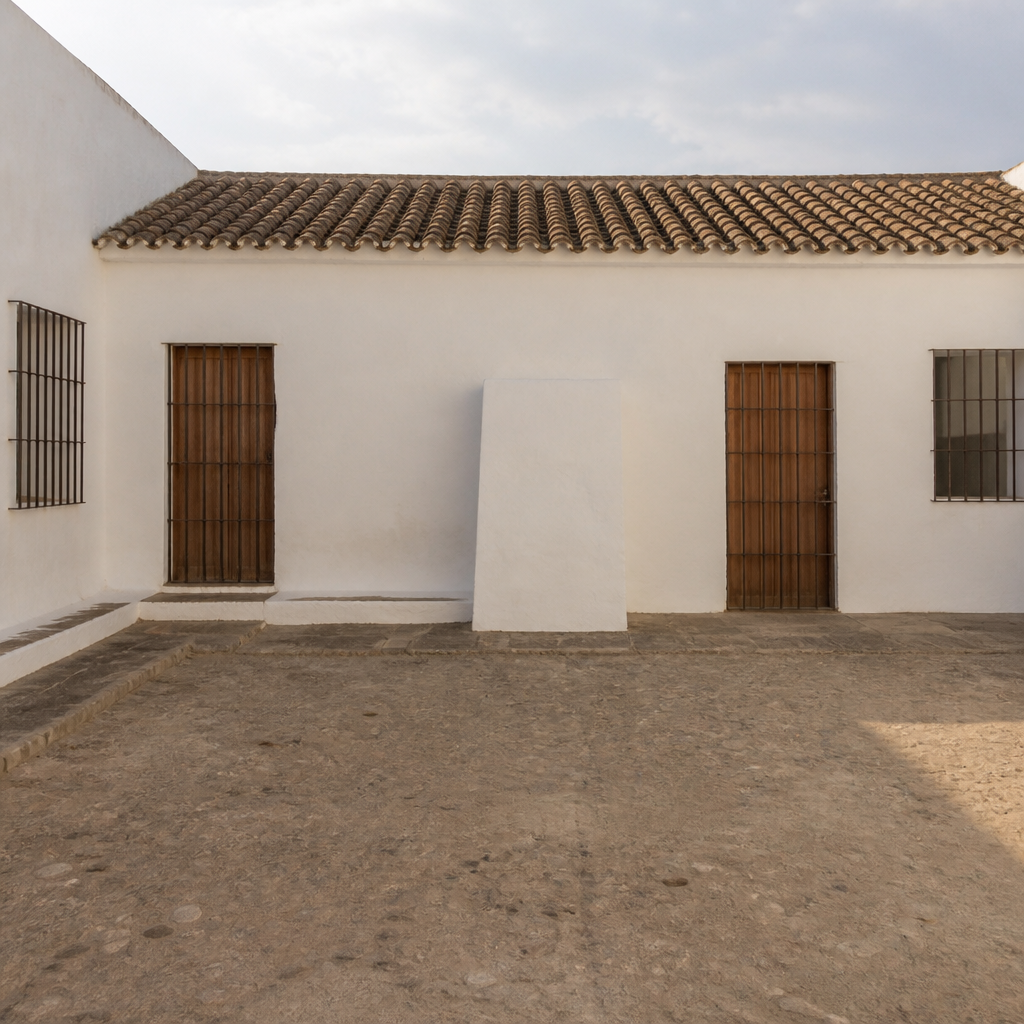 Calabozos con puertas y rejas originales en la Casa de la Cárcel de Torrecampo