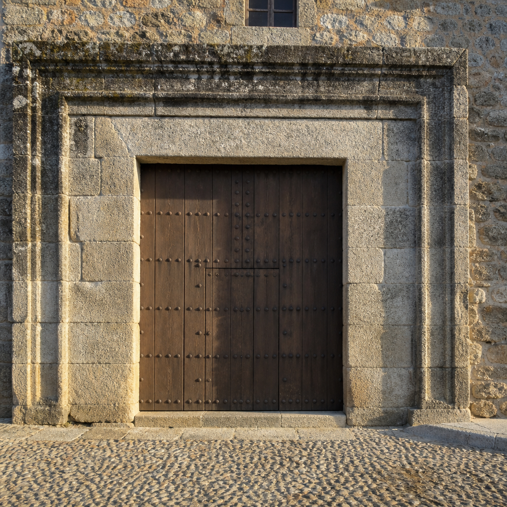 Portada y dintel de la Casa del Casino de Torrecampo