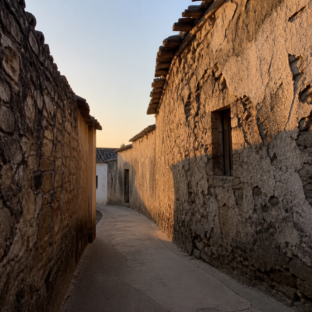 Callejón de la Reja junto a la Posada del Moro, Torrecampo