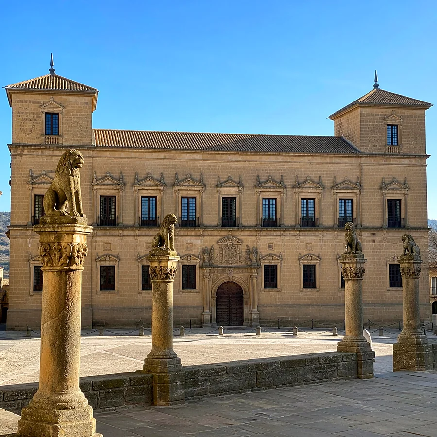 Recreación ilustrativa: Hospital de Santiago