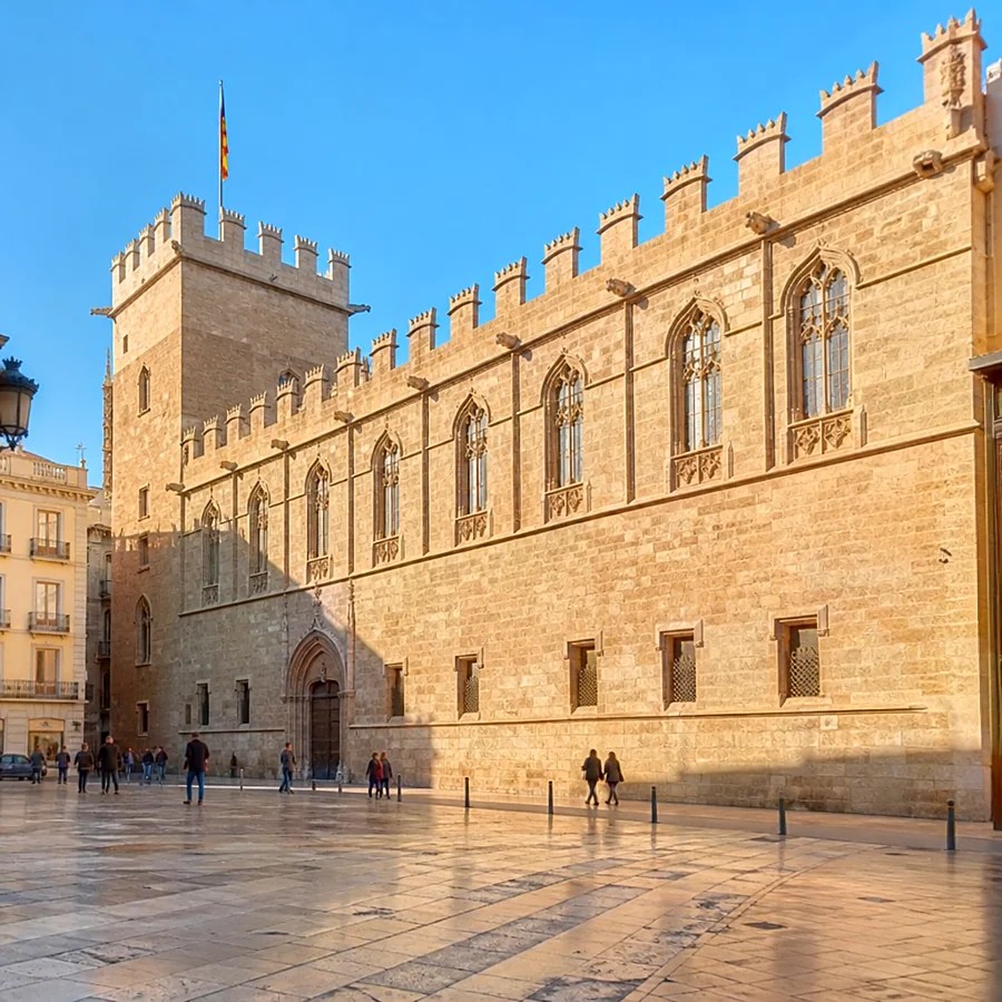 Recreación ilustrativa: Lonja de la Seda de València