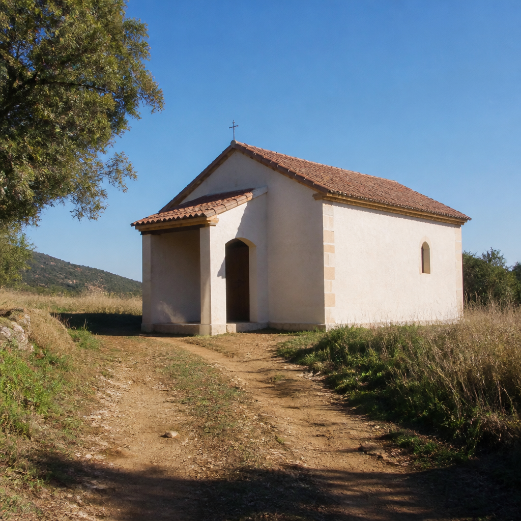 Exterior de la Ermita de San Isidro de Valenzuela tras su reconstrucción