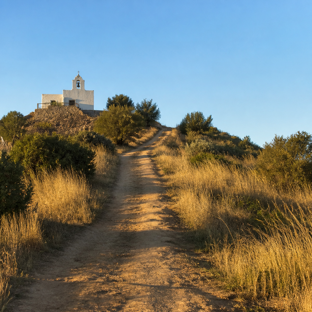 Camino de subida a la Ermita del Calvario de Valenzuela