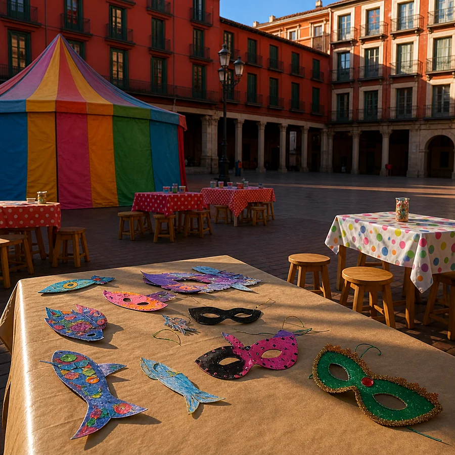 Recreación ilustrativa: Carnaval de Valladolid