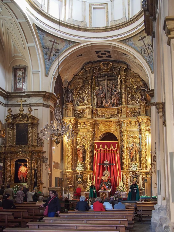 Iglesia de la Vera Cruz de Valladolid con su cúpula y linterna reconstruidas