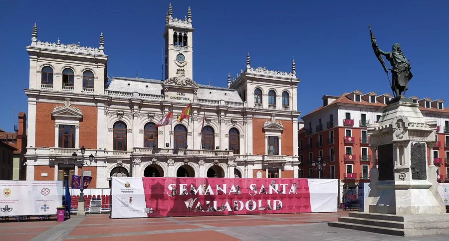 Plaza Mayor de Valladolid, lugar del Sermón de las Siete Palabras
