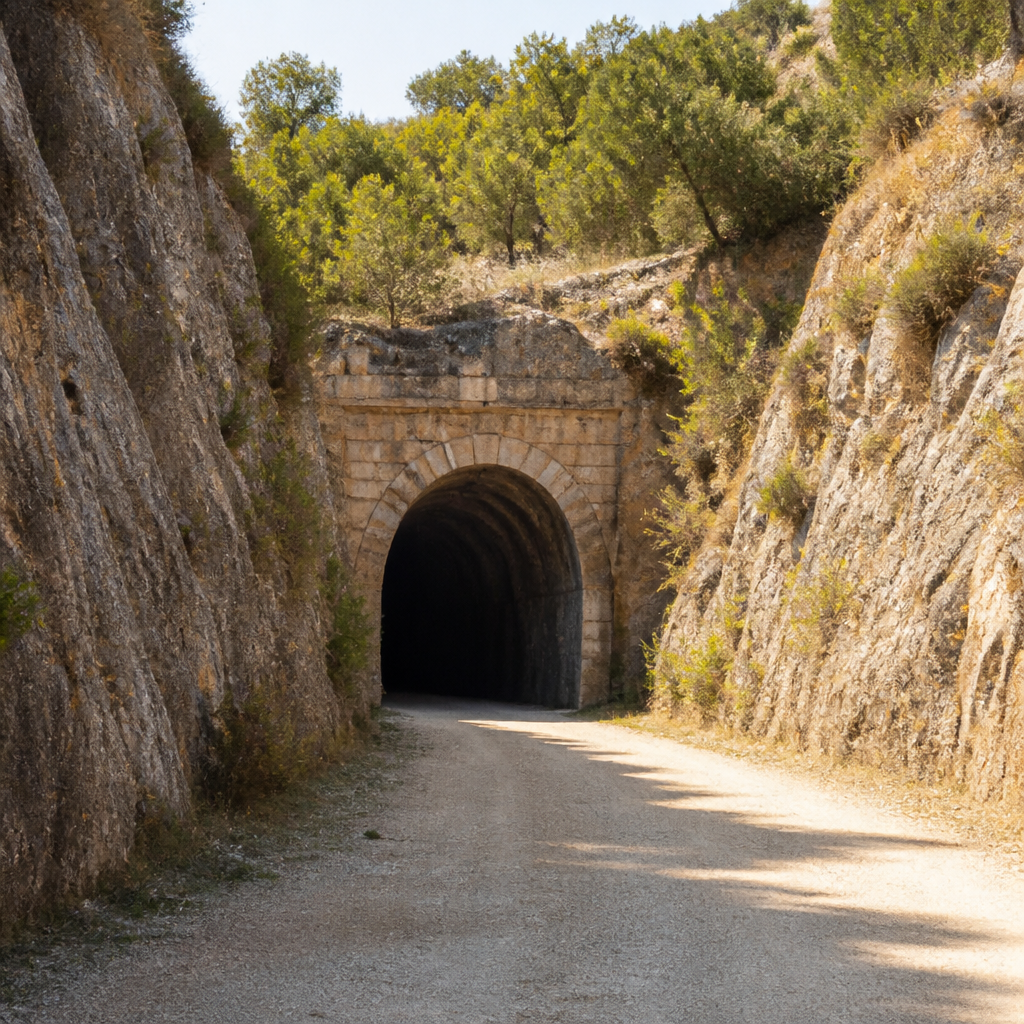 Túnel del Plantío en la Vía Verde de la Subbética