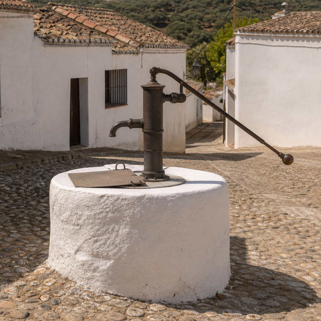 Pozos públicos de Villaharta: ruta y historia