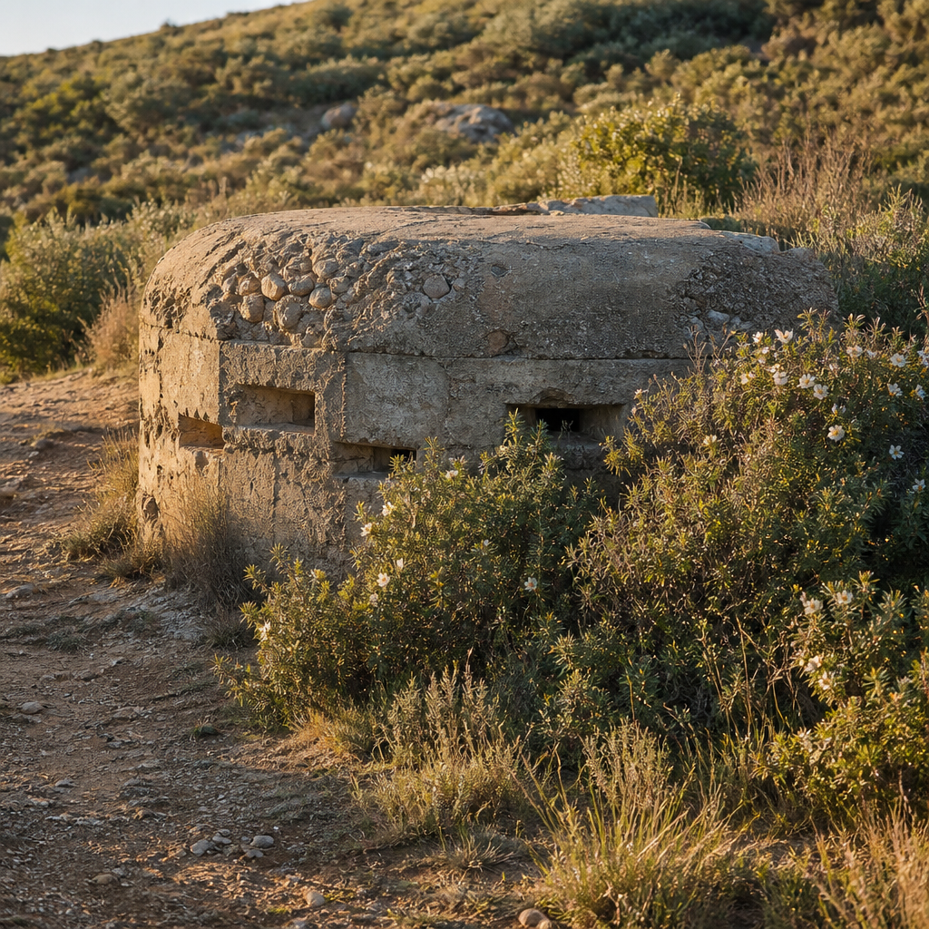 Nidos, casamata y mensajes en la piedra · Trincheras del Viñón