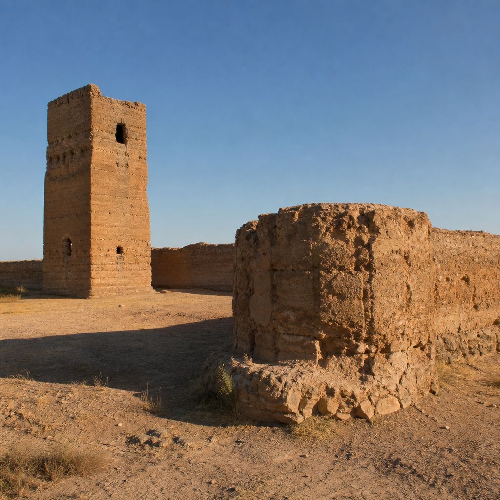 - Pregunta: ¿Cuál es la historia del Castillo de Névalo / Respuesta: Se atribuye carácter islámico al tapial de sus cortinas y torres, aunque no existe una datación arqueológica precisa. Se interpreta como probable que hubiera un caserío y actividad minera cercana, apoyada en vestigios y escorias, pero sin excavación que lo confirme.