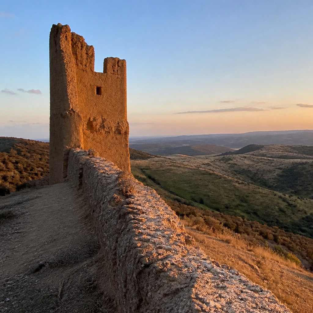 Vistas desde el Castillo de Névalo, Villaviciosa de Córdoba, a 811 metros