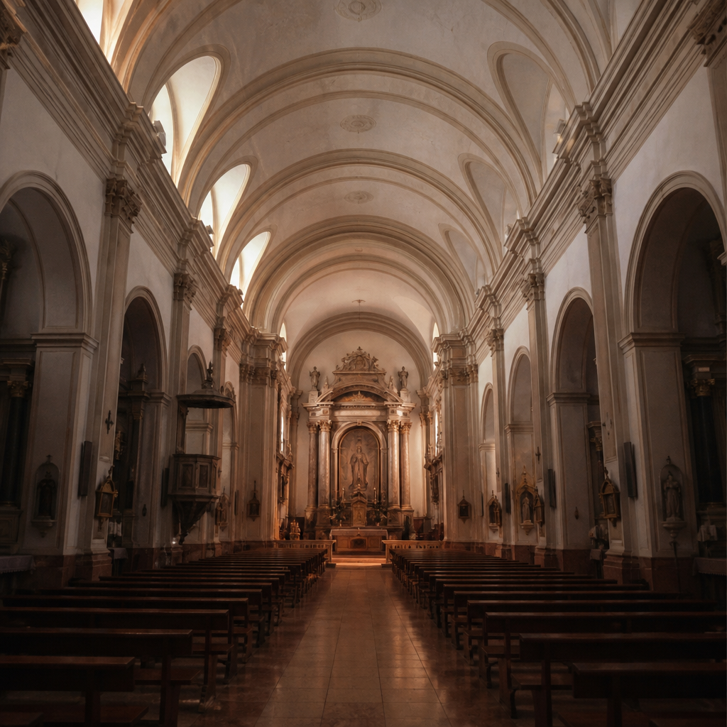Nave y bóveda de la Iglesia de San José de Villaviciosa de Córdoba